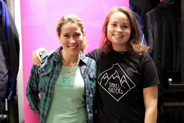 Tidligere eliteskiløber og Uddanner: Sophie Fjellvang Sølling og Founder af Shredsisters, Katrine Møller Jensen.