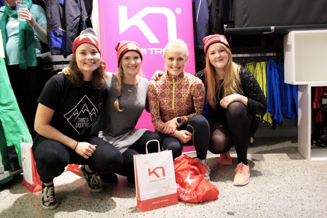 Founder af Shredsisters; Katrine Møller Jensen, Vindere af dagens konkurrence og Repræsentant fra Kari Traa